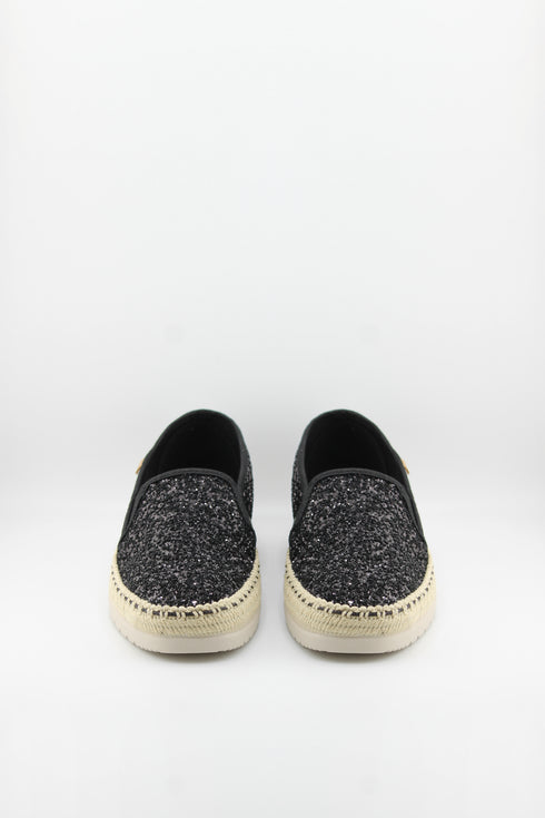 Verbenas Glitter Espadrille Slip-On Shoes